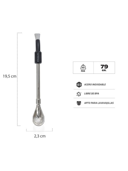 Bombilla Stanley para Mate Spoon